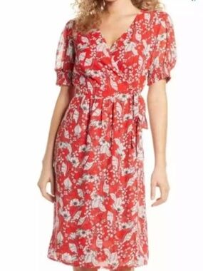 Chelsea28 Sleeve Dress Floral Dress